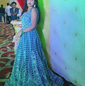 Ethnic Heavy Gown , Lengha With Cancan
