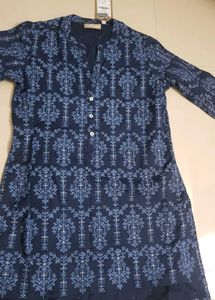 New Westside Blue Short Kurta