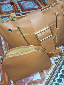 Two Bags Tan Colour