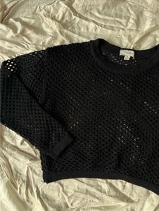 Crochet Hollow Knit Mesh Top