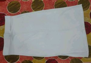 Women A- Line Pencil White Skirt