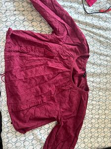 Crop Top With Hand Work