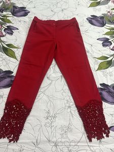 Red stylish Pants