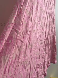Pink Sleeveless Kurta