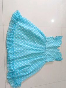 Sea Green Polka Dot Frock