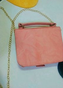 Peach Colored Gucci Handbag/ Slingbag