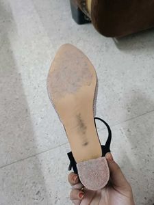 Velvet +Glitter Heel