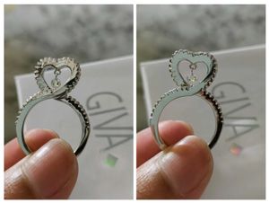 Giva 925 Silver Heart&#39;s Glow Ring