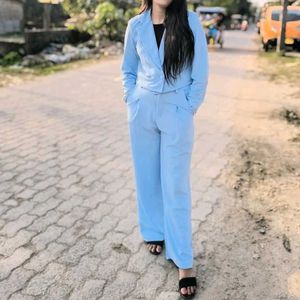Kotty  Blue Formal Co-ord Set