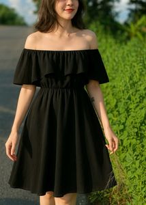 Black Off-Shoulder Dress