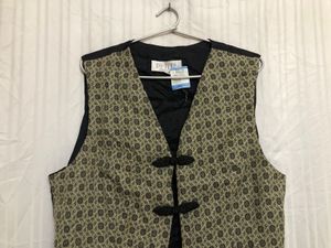 Petite Black Printed Vest