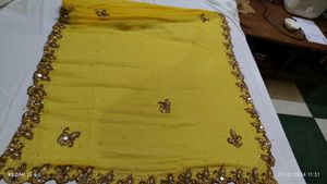 Yellow Complete Salwar Suit Embroidered