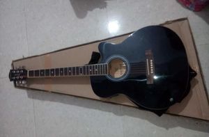 Black Guitar  ..Impoted Item