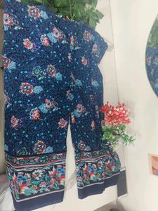 Frock Plazo Set (Printed Gorget Stiched)