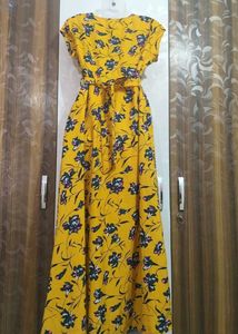 Floral Print Maxi Dress