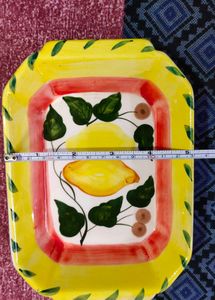 3pc. Ceramic Snacks Plate