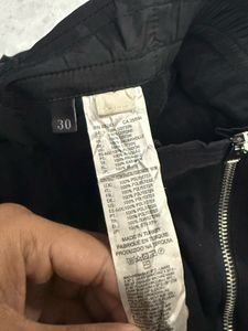 Diesel Black Zipper Detail Joggers