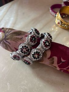 Fancy Women White Bangles