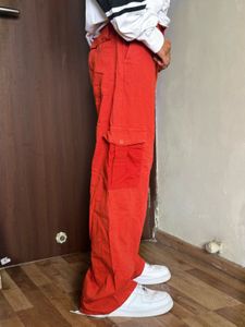 Red Cargo Pants