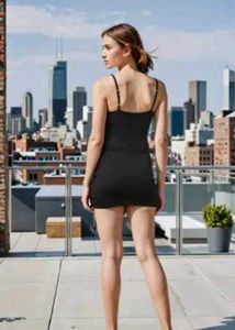 Black Bodycon Mini Dress