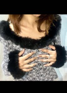FUR NECK &amp; HAND❗top