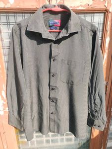 Peter England Shirt 👕Dark Grey, Size 38