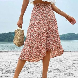 Floral Long  Skirt