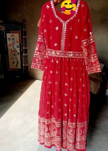 Pink Gown.1hours Wear Kiya Srif