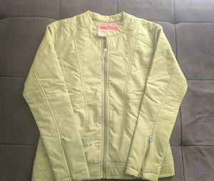 Lime Green Quilted Jacket
