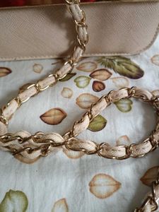 Beige Crossbody Bag very preety