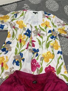 trendy jacket with dhoti skirt set