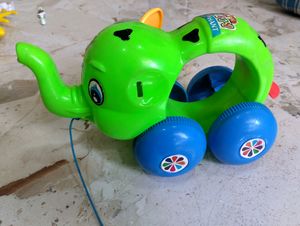 ELEPHANT Rope Pull Toy