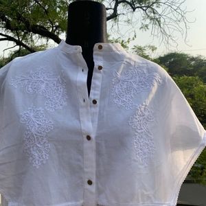 Square Cape Gold Buttoned Shirt