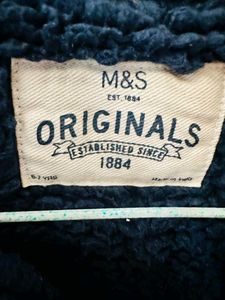Marks And Spencers  Kids Sherpa Shacket.