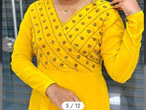 Georgette Handworked Top