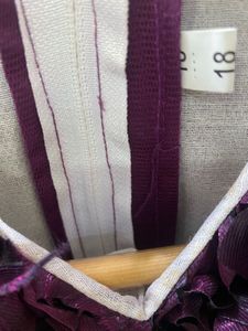 Purple Flower Girl Dress