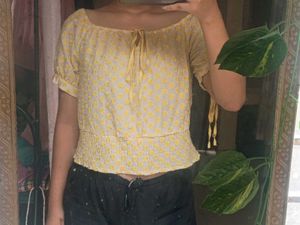 milkmaid floral top