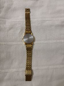 Sonata Quartz White Dial Metal Strap Watch