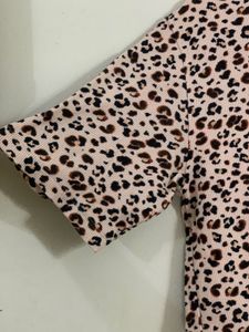 Animal Print Crop Top