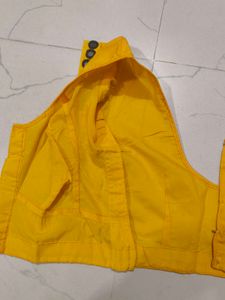 Yellow Embroidered Ethnic Skirt