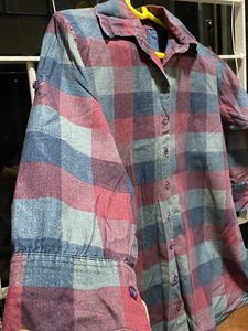 Red Blue Shaded Shirt Price Drop