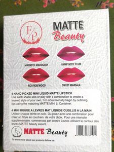 Matte Mini Liquid Lipstick Set