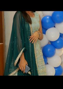Anarkali Suit And Plazo Set