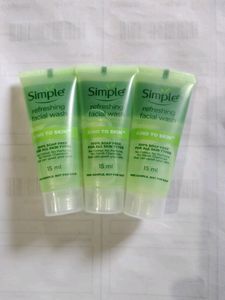 Simple Refreshing Facial Wash Pack Of 3