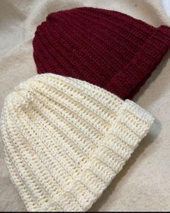 Burgundy Knit Beanie