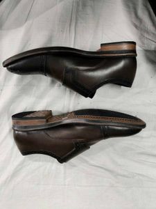 Double Monk Strap Brown Shoes