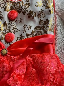 Orange Kids Frock 2y
