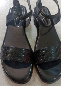 Black slippers