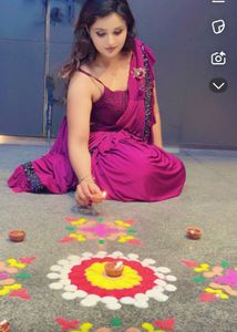 Elegant Purple Saree