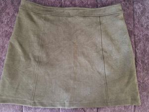 Front Zipper Skirt